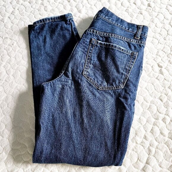 Forever 21 distressed boyfriend jeans button fly denim ripped - Picture 1 of 9